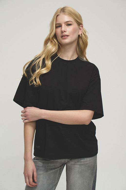 Koszulka z dżetami MBocharova czarna