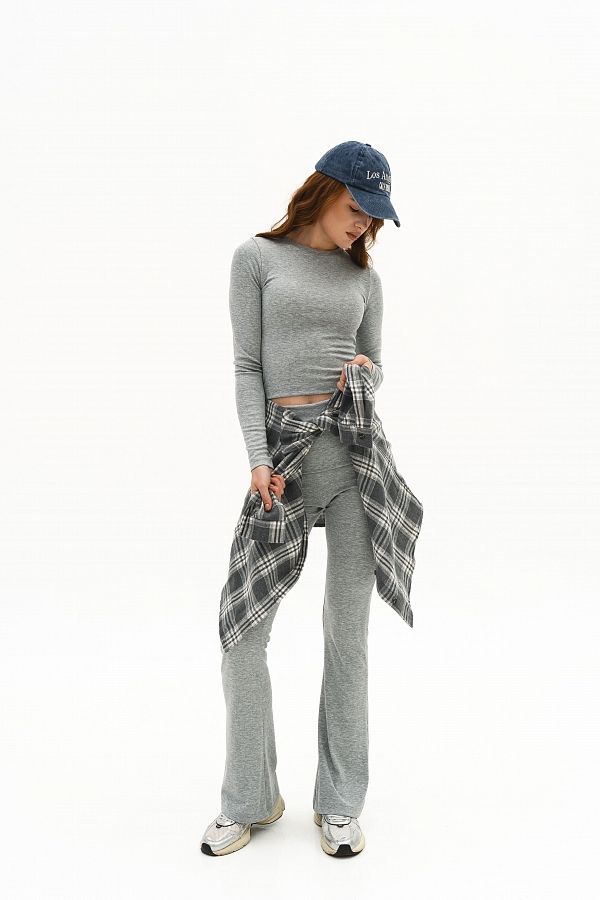 Garnitur bluzka i spodnie szary garn17/11 #RU#  garn17/11 № 6