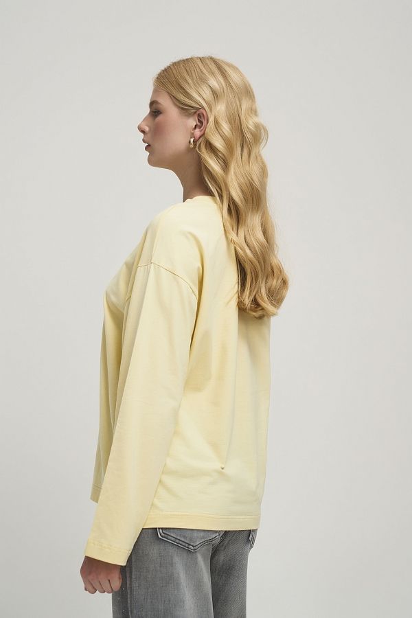 Longsleeve masełkowy oversize long29/06 № 3