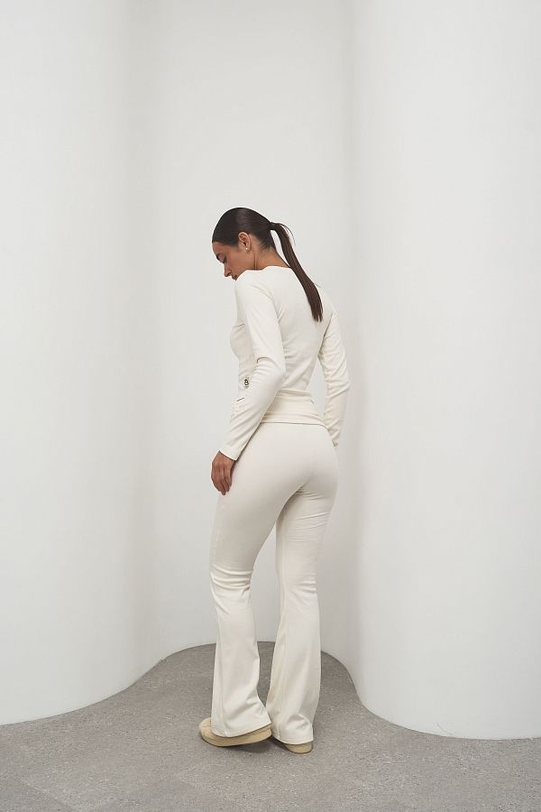 Garnitur bluzka i spodnie śmietankowy garn10/12 #RU#  garn10/12 № 3