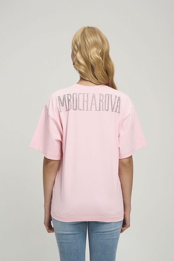 Koszulka z dżetami MBocharova różowa dzet17/05 #RU#  dzet17/05 № 2