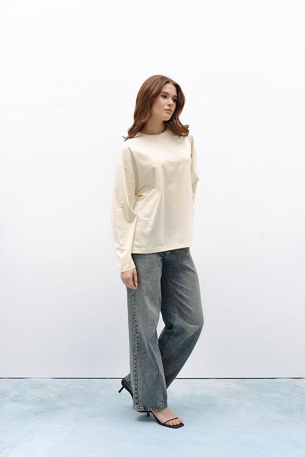 Lonsleeve żółty oversize long05/6 № 5