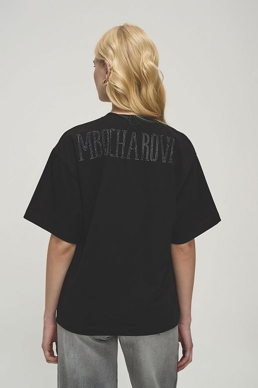 Koszulka z dżetami MBocharova czarna - №2