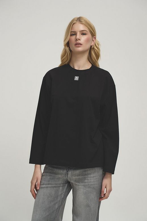 Longsleeve czarny oversize