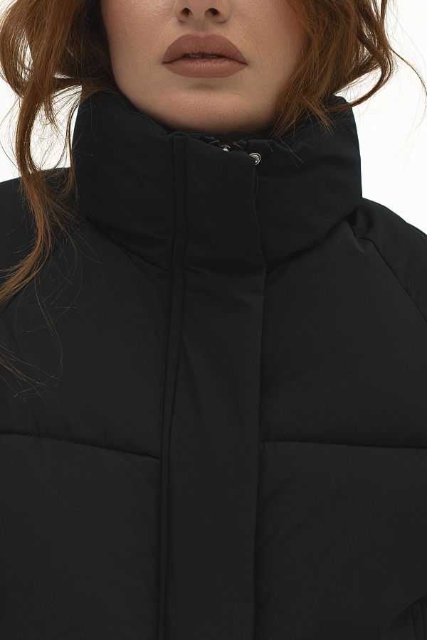 Kurtka puchowa czarna 240910/2 № 5