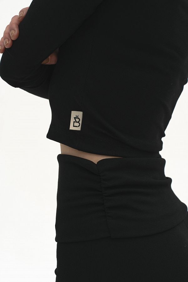 Garnitur bluzka i spodnie czarny garn17/12 #RU#  garn17/12 № 3