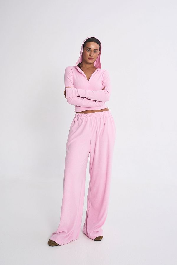 Kombinezon dopasowany z zamkiem różowy garn06/03 #RU#  garn06/03 № 2