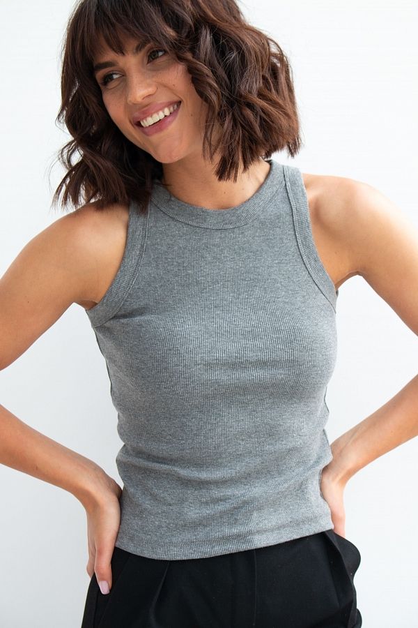 T-shirt ciemnoszary MA4113/2 #RU# Blizna na koszulce jest ciemnoszara MA4113/2 № 1