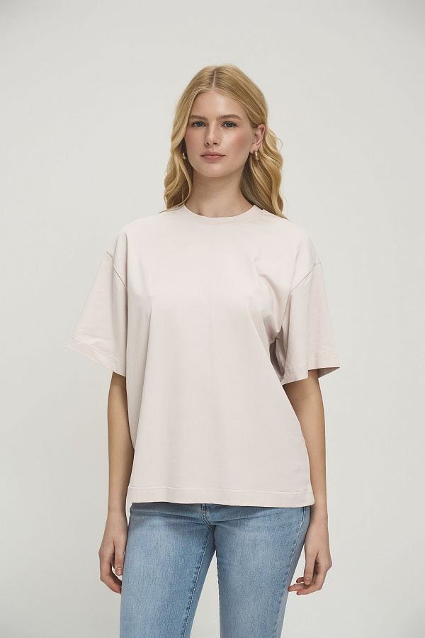 Koszulka z dżetami MBocharova beżowa dzet17/06 #RU#  dzet17/06 № 1