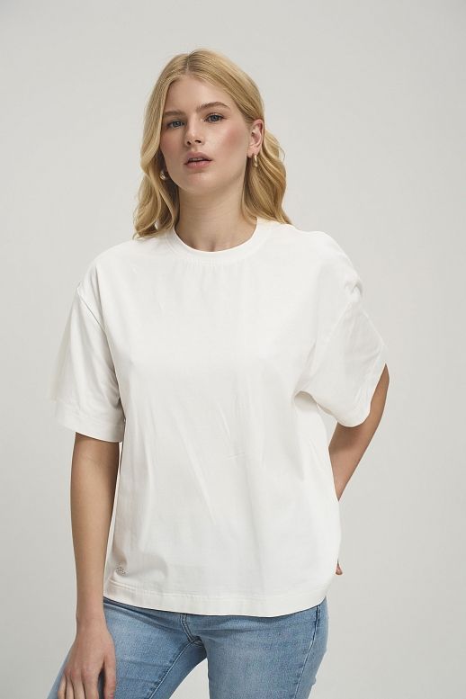 Koszulka z dżetami MBocharova biała