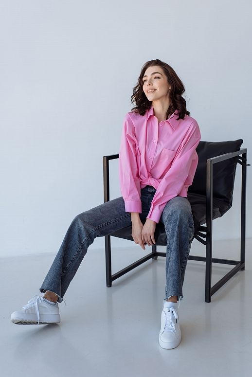 Klasyczna koszula w kolorze różowym - №2
