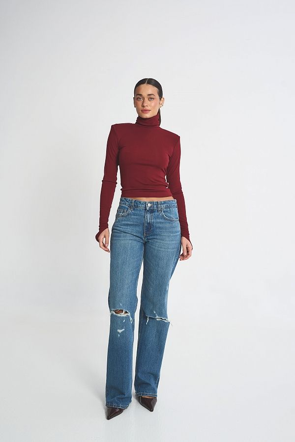 Golf klasyczny z poduszkami bordowy golf06/02 № 1