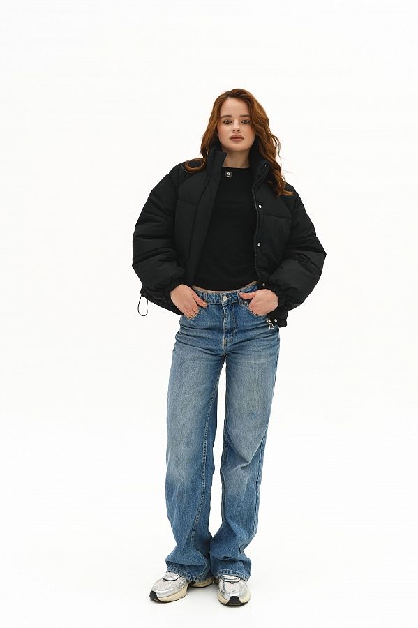 Kurtka puchowa czarna 240910/2 № 1