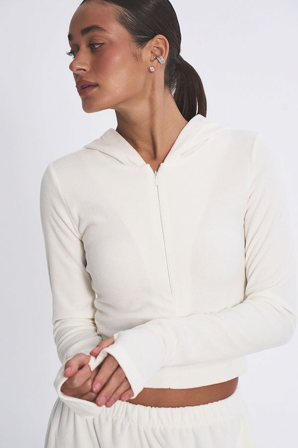 Kombinezon dopasowany z zamkiem biały garn06/04 #RU#  garn06/04 № 3